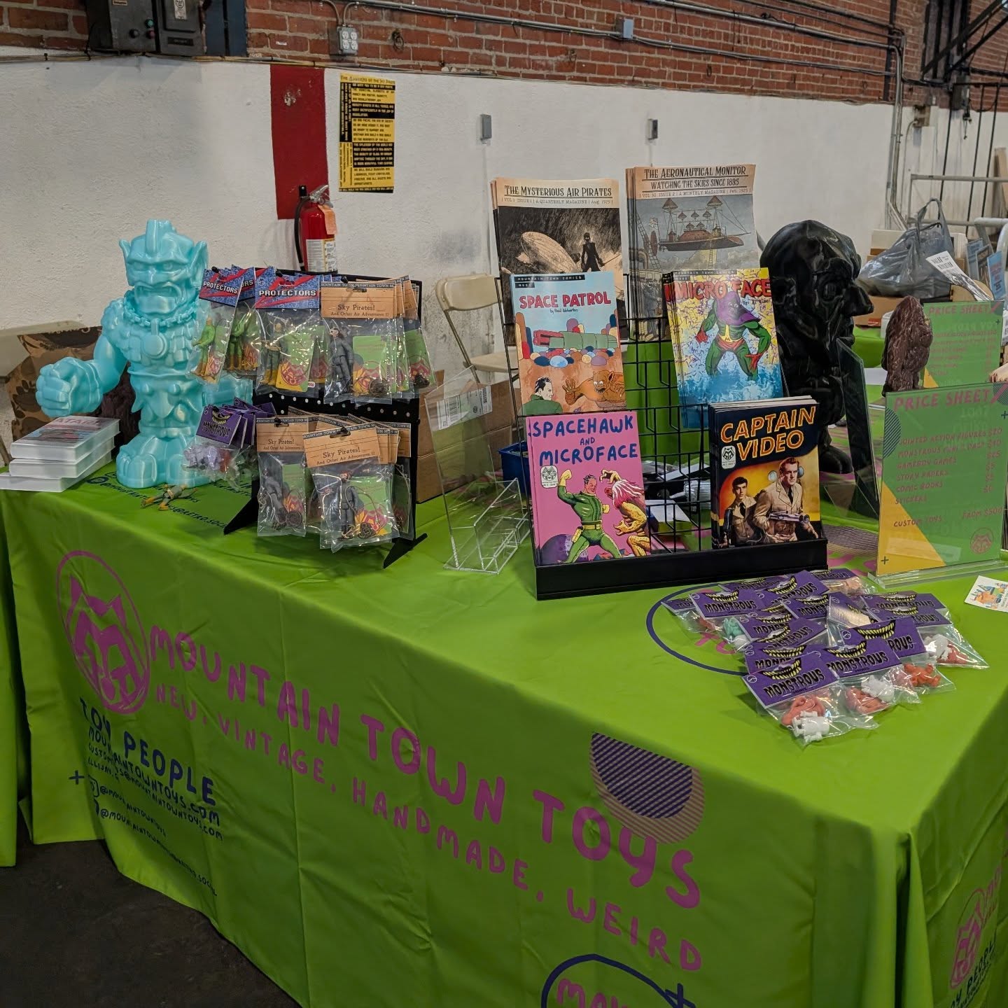 Our booth at the Philly show