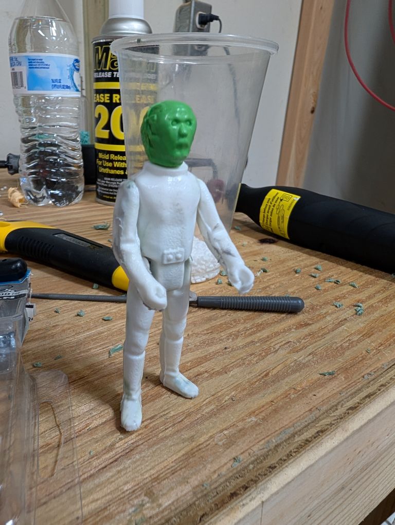 An early test shot